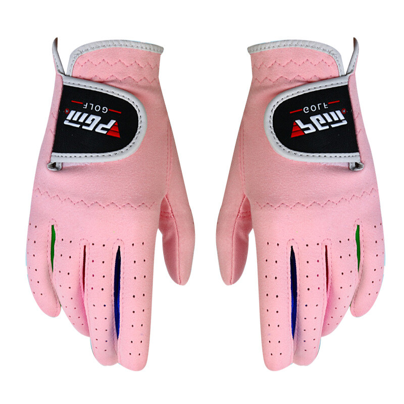 PGM兒童高爾夫手套 粉色款，16號，運動場館服務新選擇